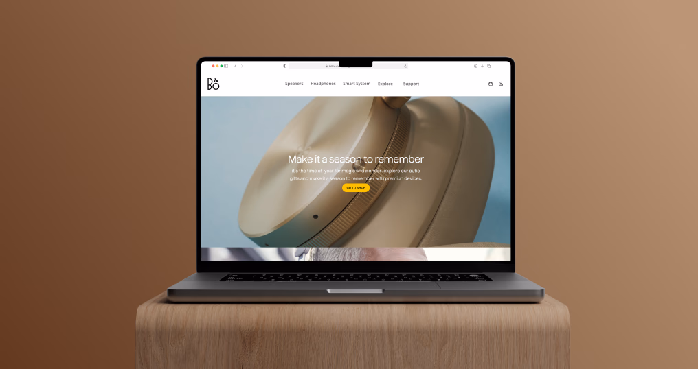 E-Commerce Bang & Olufsen wide